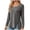 Dark Gray, variant on Long Sleeve Shirt Women Ladies Fashion Solid Color Long Sleeve Square Neck Button Shirt Woman Casual Loose Top Womens Long Sleeve Tops Women's Long Sleeve Tops Long Sleeve Shirts Women
