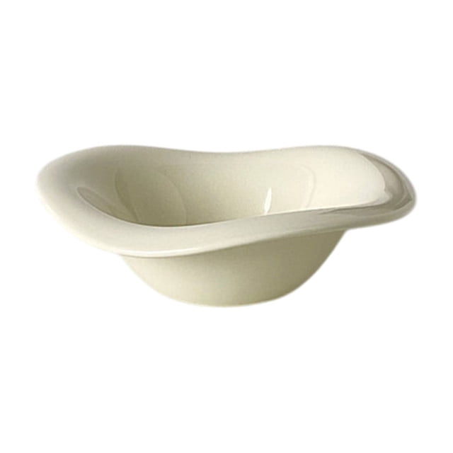 Yhmxh Ceramic Cream Style After Noon Tea Dessert Bowl Fruit Salad Bowl Cafes Tableware Bowl Kitchen Utensils Set Kitchen Organization Kitchen Essentials Home and Kitchen Kitchen Tools