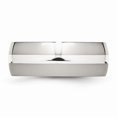 thumbnail image 4 of Acier Inoxydable Incrustation Argent 8mm Poli Bague Taille 11 Bijoux Cadeaux pour les Femmes, 4 of 4