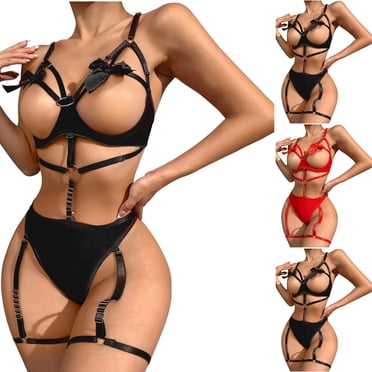 Bovxnpu Lingerie Ensembles pour Femmes, Ensemble de Lingerie Aguichant pour la Saint-Valentin, Uniforme d'Infirmière Désir Cos Aguichant Tentation Pyjama Ensemble de sous-Vêtements