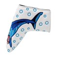 thumbnail image 1 of Decodeary Waterproof Golf Putter Headcover PU Club Blade Head Cover Protective Sleeve, 1 of 9