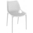 thumbnail image 1 of Siesta ISP014-WHI Chaise de Salle à Manger d'Extérieur Air Blanche - Ensemble de 2, 1 of 11