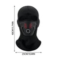 thumbnail image 3 of Winter Weather Cycling Face with for Cold Climate - Windproof Lightweight Outdoor Sports for Motorcycle Skiing Running, 3 of 7