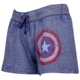 thumbnail image 2 of Captain America 808016-M Captain America Symbol Juniors Sleep Shorts - Medium, 2 of 3