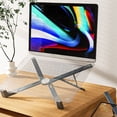 thumbnail image 1 of VONKY Aluminum Alloy Notebook Stand Stable And Non-Sliding Ergonomic For Comfort Thickened And Soft X-shaped - white, 1 of 6