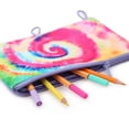 thumbnail image 2 of Pen+Gear 3 Loop EVA Rainbow Tie Dye Binder Pencil Pouch, 2 of 6