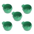 thumbnail image 2 of 25Pcs Mini Bird Parrots Food Water Bowl Inlay Installation Round Green Parrots Small Food Water Bowl For Farms Home S, 2 of 8