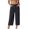 thumbnail image 1 of ShomPort Pantalon de Golf pour Femmes, Tenue de Bureau Décontractée, Ample, Extensible, Pantalon Court de Travail, Léger, Athlétique, Pantalon de Bureau, 1 of 5