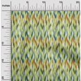 thumbnail image 1 of oneOone Tissu Georgette Viscose Chevron Imprimé Ikat au Mètre 42 Pouces de Large, 1 of 1