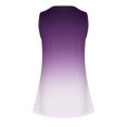 thumbnail image 4 of LSLJS Débardeur Femme Été Couleur Dégradée Col Rond Sans Manches Tunique Décontractée Hauts Blouse, Débardeurs Femme, 4 of 6