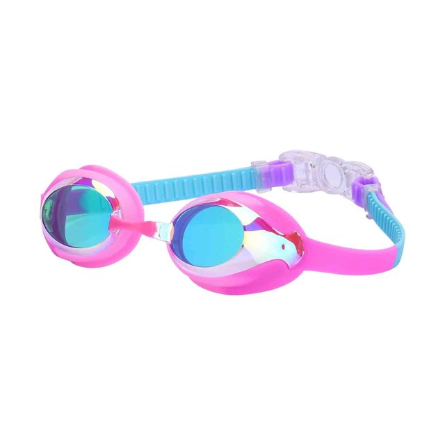 SUTENGDA Kids Swim Goggles - Leakproof Design for Comfortable Underwater Vision - Adjustable Strap Fun Colors Perfect for Boys & Girls Swimming Lessons & Beach Fun