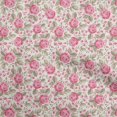 thumbnail image 1 of oneOone Silk Tabby Light Pink Fabric Florals Craft Projects Decor Fabric Printed By The Yard 42 Inch Wide, 1 of 4
