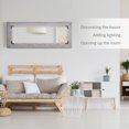 thumbnail image 4 of HOMCOM Farmhouse Full Length Mirror, Wall Mount and Leaner Floor Mirror, 4 of 10