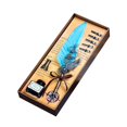 thumbnail image 1 of Mechanical Wing Quill Dipped Water Gift Box Carved Pen With Base Holiday Birthday Gift 15ML, 1 of 4