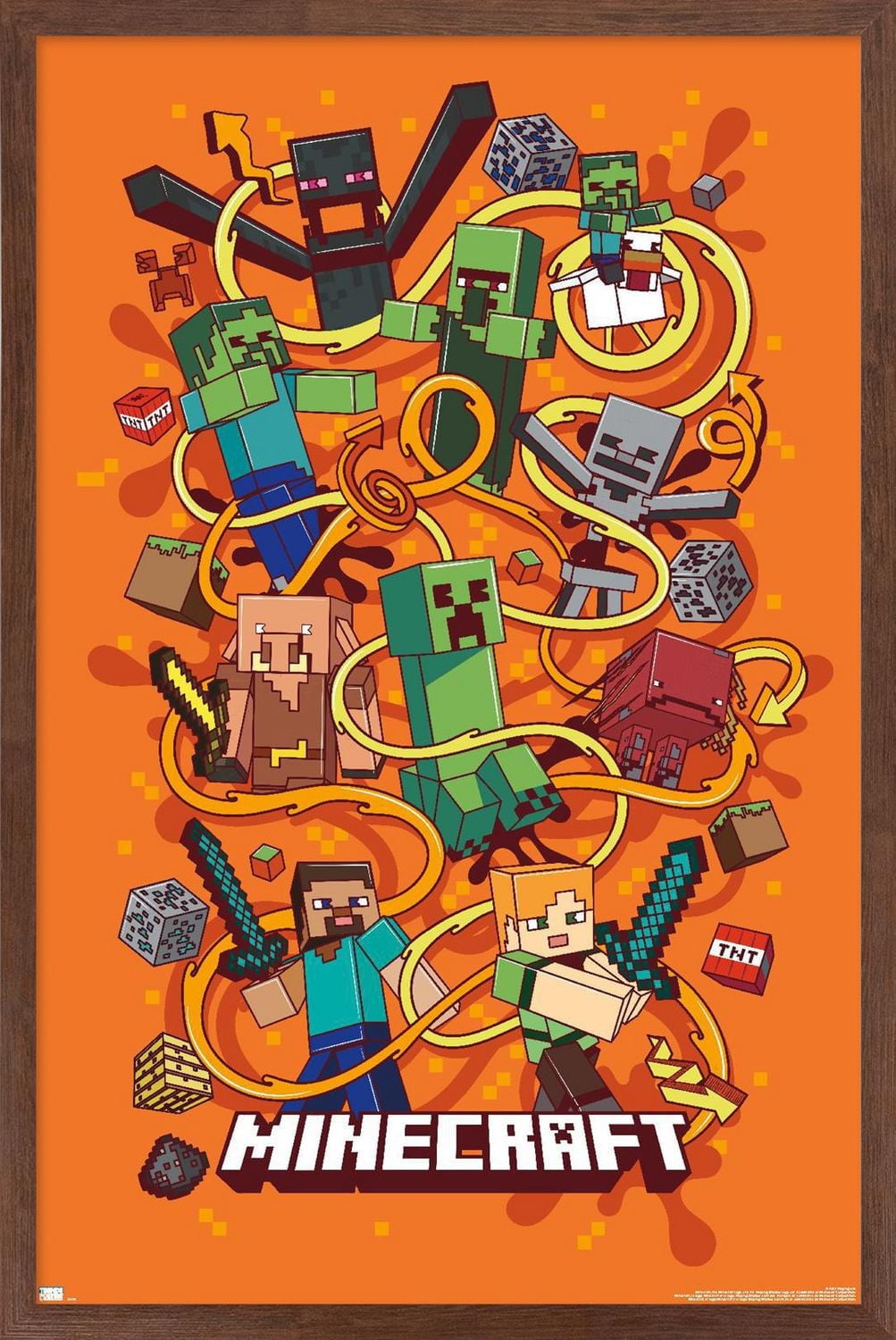 Minecraft - Funtage Wall Poster, 22.375" x 34"