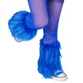 thumbnail image 5 of Diconna Girl's Faux Fur Leg Warmers Solid Color Soft Cozy Fuzzy Boot Cuff Cover Party Costumes, 5 of 5