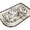 A, variant on Half Bath Mat Fit Under Door Non Washable Bathroom Mat With Rubber Backing Absorbent Woven Half Round Shower Rug Flower Bath Rugs 17.72"x27.56"(13 Styles) Blanket Preppy 8 by 5 Rug Wool Throws Living