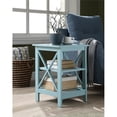 thumbnail image 4 of Convenience Concepts Oxford Square End Table in Sea Foam Green Wood Finish, 4 of 9