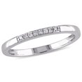 thumbnail image 1 of Miabella Diamond-Accent Sterling Silver Anniversary Ring, 1 of 5