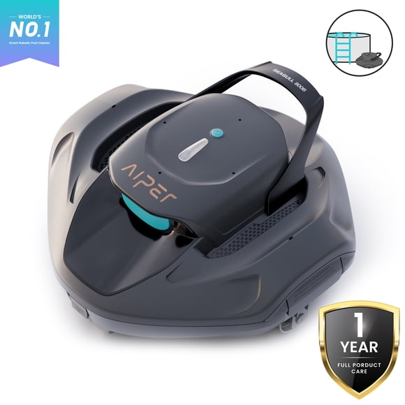 Aiper SG 800B Cordless Robotic Pool Cleaner for Flat Above Ground Pools up to 860sq.ft, Automatic Pool Vacuum