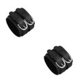 thumbnail image 2 of Baohd Multi-color Double Tour PU Leather Wide Bracelet Cuff Men Accessory Black 2Set, 2 of 6