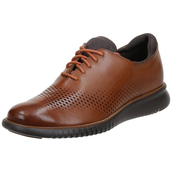 Cole Haan Men's 2.Zerogrand Laser Wing Oxford, British tan/Java, 12 Medium US