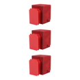 thumbnail image 4 of mmirethe Étui en Cuir Élégant 100 Cartes pour Cartes de Visite Professionnelles Rouge 3Set, 4 of 6