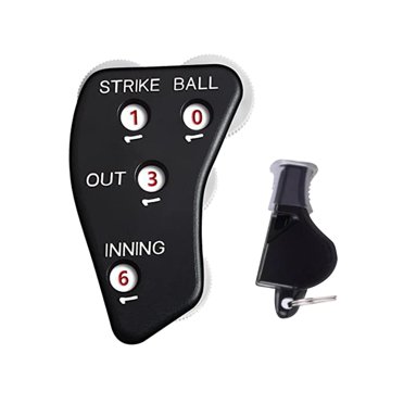 Youkk Indicateur d'Engrenage d'Arbitre de Baseball Sorties Balle-Molle Roue d'Arbitre 4 Baseball