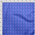 thumbnail image 4 of oneOone Rayon Blue Fabric Geometrical Craft Projects Decor Fabric Printed By The Yard 56 Inch Wide, 4 of 5
