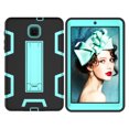 thumbnail image 3 of Mignova for Galaxy Tab A 8.0 SM-T380 Case.Hybrid Shockproof Rugged Anti-Impact Drop Protection Cover Built-In Kickstand For Samsung Galaxy Tab A 8.0 2017 SM-T380 T385(Black/Mint Green), 3 of 7