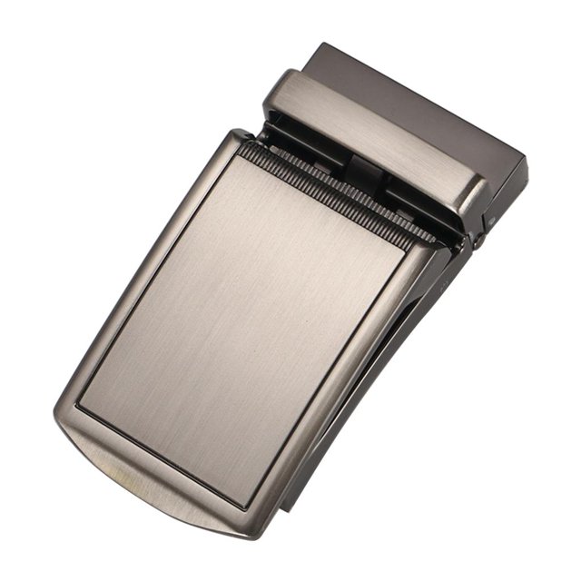 Esquirla Men's Solid Alloy Buckle Ratchet Leather Buckle Replacement Polished Business 4