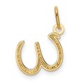 thumbnail image 3 of Diamond2Deal 14K Pendentif Charme Lettre en Or Jaune avec Initiale pour Femmes, 3 of 6
