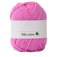 thumbnail image 2 of Birdeem Fil Coloré pour Tricot à la Main 25G Tricot Crochet Lait Doux Bébé Fil de Coton Laine, 2 of 9