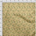 thumbnail image 4 of oneOone Velvet Yellow Fabric Tropical Sewing Craft Projects Fabric Prints By Yard 58 Inch Wide, 4 of 4