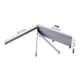 thumbnail image 3 of EGNMCR Non Perforated Rotary Towel Rack Wall Mounted Shelf For Bathroom wall hook, 3 of 3