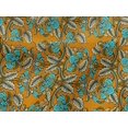 thumbnail image 4 of oneOone Viscose Jersey Fabric Leaves & Floral Block Printed Fabric 1 Yard 60 Inch Wide, 4 of 5