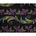 thumbnail image 4 of oneOone Polyester Lycra Fabric Leaves & Floral Artistic Print Sewing Fabric BTY 56 Inch Wide, 4 of 4