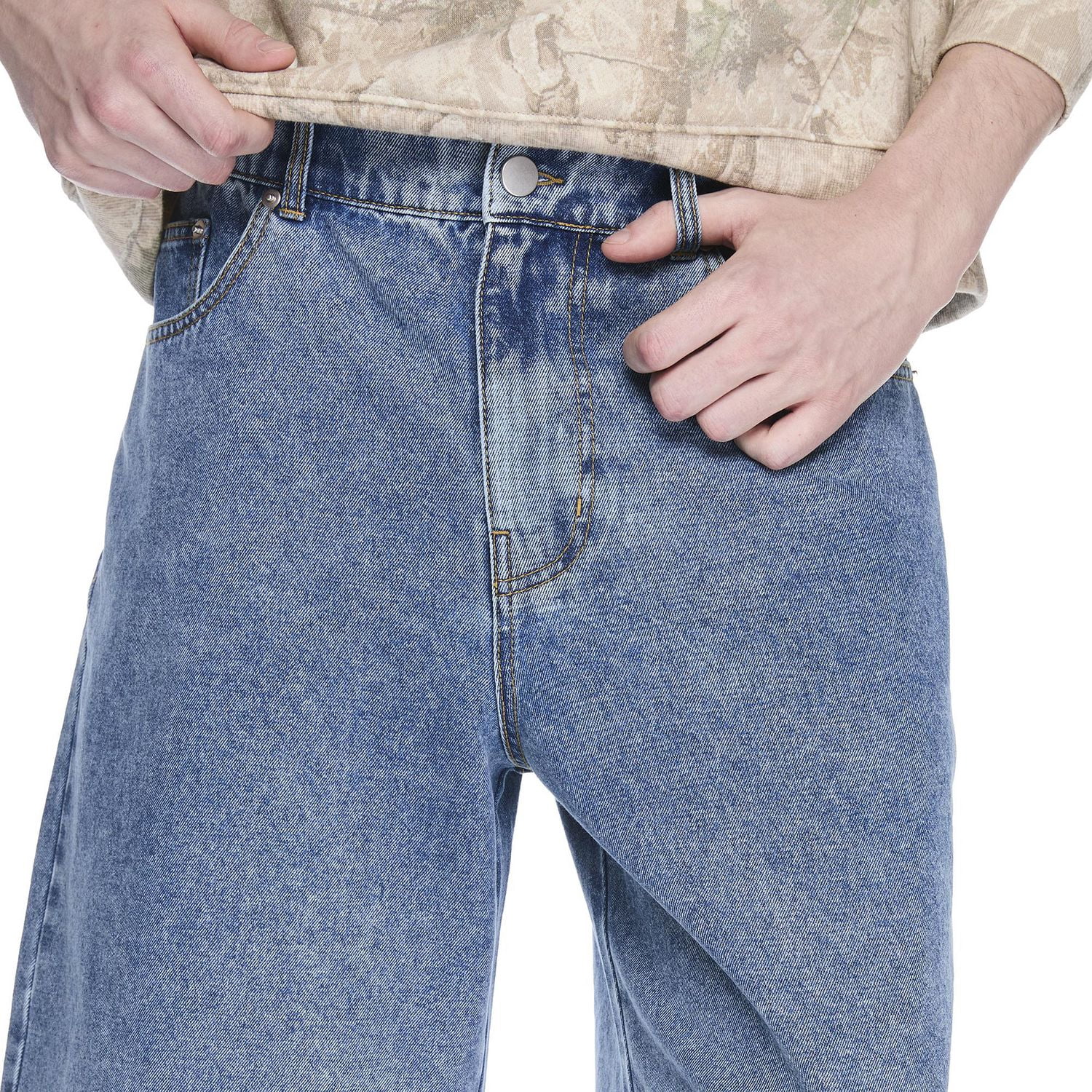 Short ample en denim No Boundaries pour hommes