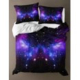 thumbnail image 4 of Move Over Purple Galaxy Bedding Sets Queen Galaxy Duvet Cover Set Galaxy Pattern Microfiber No Filling, 4 of 9