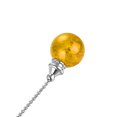 thumbnail image 3 of Uxcell Ceiling Fan Pull Chain Light Lighting Accessories Extension Ice Cracked Crystal Ball Pendant Amber, 3 of 6