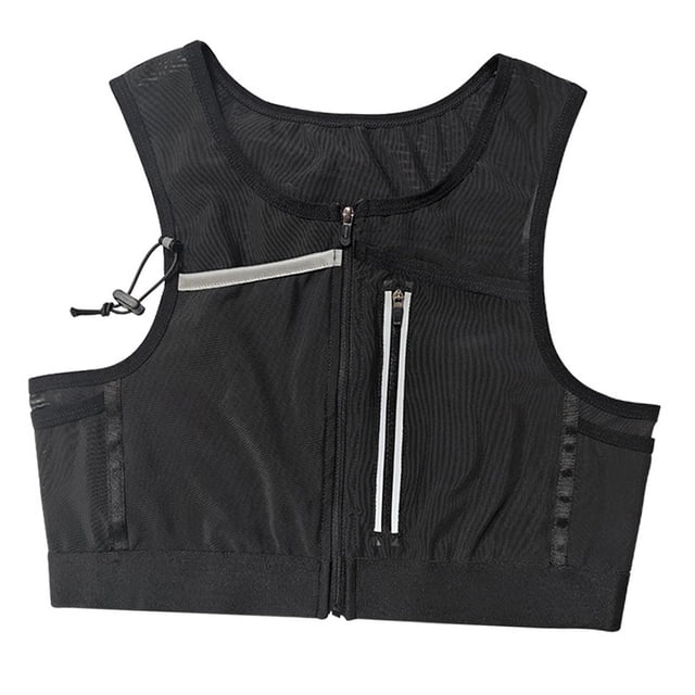 S SERENABLE Running Vest Bag Chest Bag Reflective Lightweight for Sports Workout Camping M