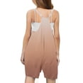 thumbnail image 3 of Plebaso Combinaison Courte Décontractée d'Été Sans Manches pour Filles, Couleur Unie, à Bretelles Spaghetti, avec Poches, 3 of 6