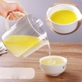 thumbnail image 2 of Separator Oil Fat Strainer Cup Grease Gravy Skimmer Soup Pitcher Filter Bowl Container Kitchen Beverage Water Sauce, 2 of 6