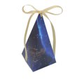 thumbnail image 1 of CAROOTU 50Pcs Pyramid Shape Candy Boxes with Ribbon Wedding Birthday Party Favor, 1 of 7