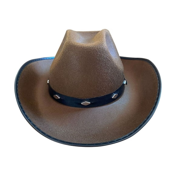 JUNWELL Baby Cowboy Hat Hats Brown Toddler Kids Party Cowboy Hats Cowboy Hats for Kids One Size Fits