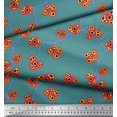 thumbnail image 3 of Soimoi Poly Georgette Fabric Flower Artistic Print Fabric by the Yard 42 Inch Wide, 3 of 3