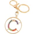 thumbnail image 1 of Letter Keychain,26 Letters A-Z Decorative Letter Keychain,Name Keychain for Women Girls Men Teenager Gift, 1 of 5
