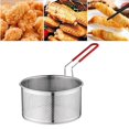 thumbnail image 1 of ziyahi Fryer Basket Kitchen Tool Mesh Basket Colander for Restaurant M, 1 of 9