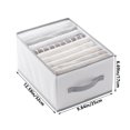 thumbnail image 3 of Meitianfacai Clothes Organizer Storage Box, Foldable Clothing Storage Box Wardrobe Classification Container Household Clothing Bedroom Socks Pants Drawer Organizers, 3 of 7