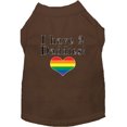 thumbnail image 1 of I Have 2 Daddies Screen Print Dog Shirt Brown Xxxl, 1 of 1